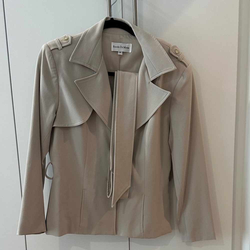 Tan Women's Jacket with belt